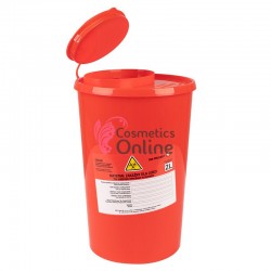 Recipient container din plastic 2 litri pentru deseuri medicale intepatoare / taioase, art ACP 133447